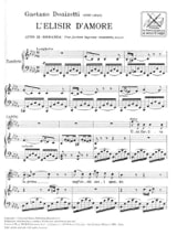Una Furtiva Lagrima. Elisir d'amore - DONIZETTI - Partition - Opéras